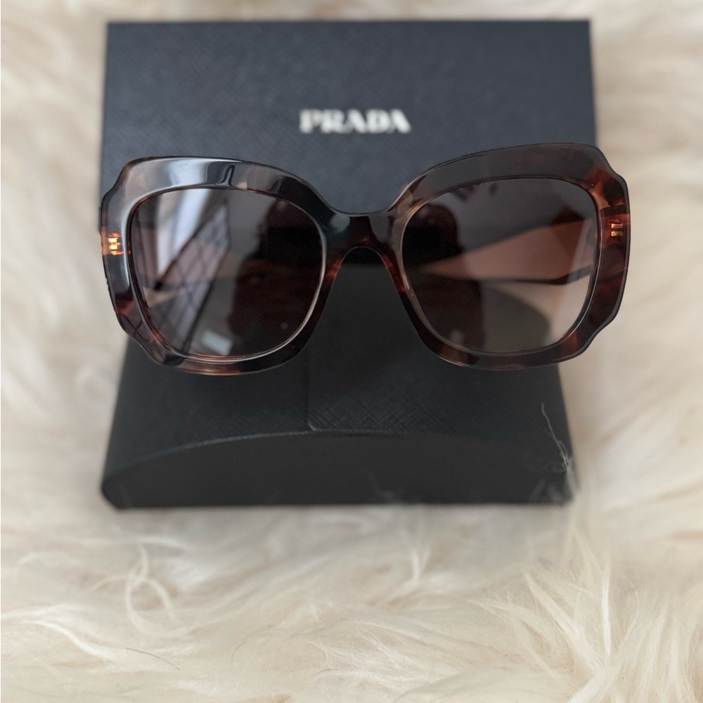 Prada Brown Tortoise Sunglasses